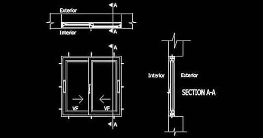 Wd 03 Window Section Detail Cad Blocks In Autocad 2d Dwg ?1664143509